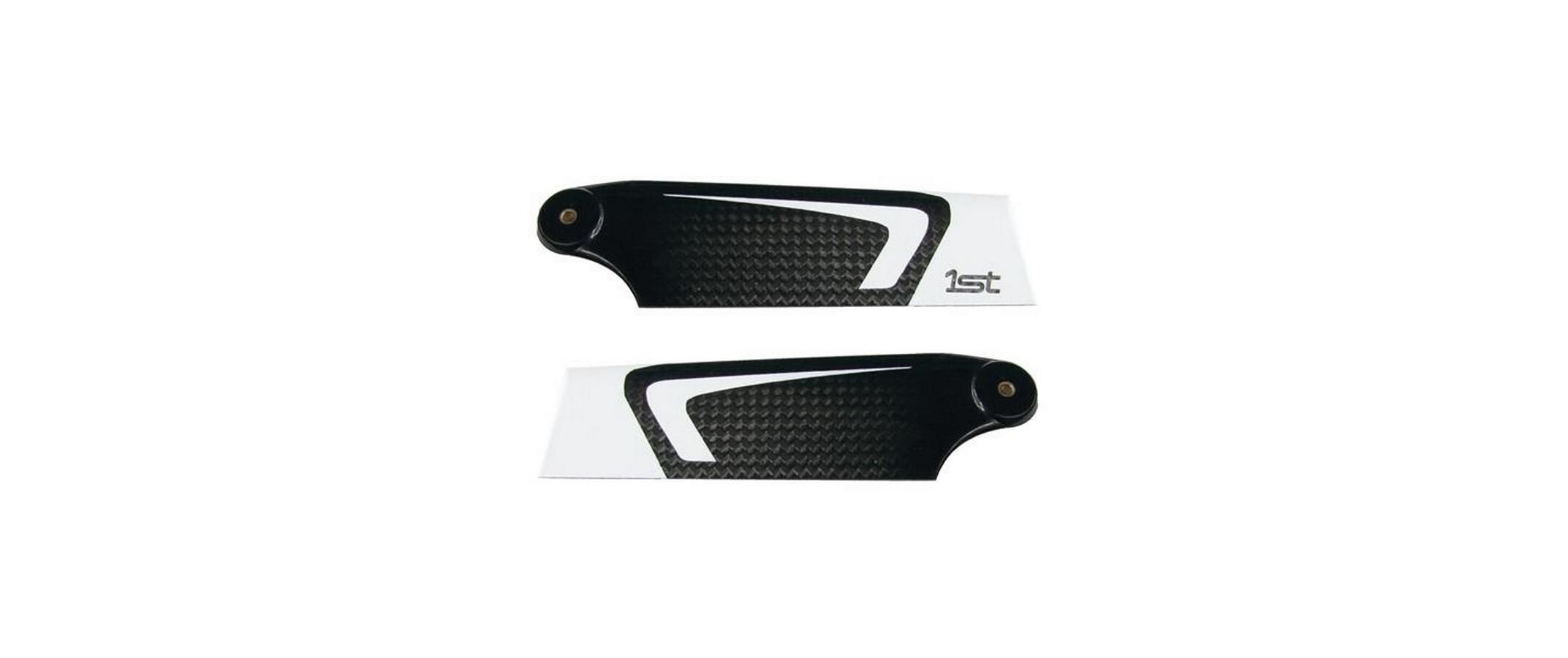 Heckrotorblätter Carbon, 105 mm 2 Stück105 mm CFK Heckrotorblätter