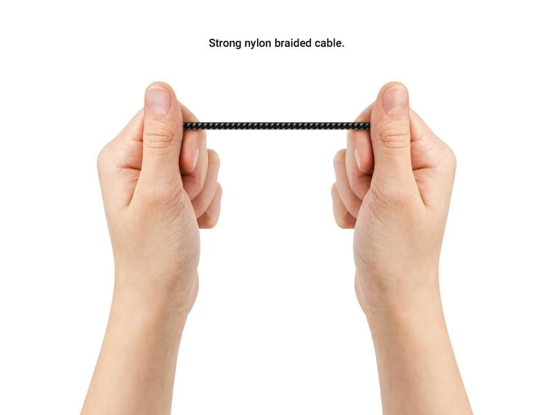 deleyCON USB 2.0-Kabel  USB C - Lightning 0.5 m DeleyCON Lightning-USB-C Kabel 50 cm, Apple MFI zertifiziert und lizenziert