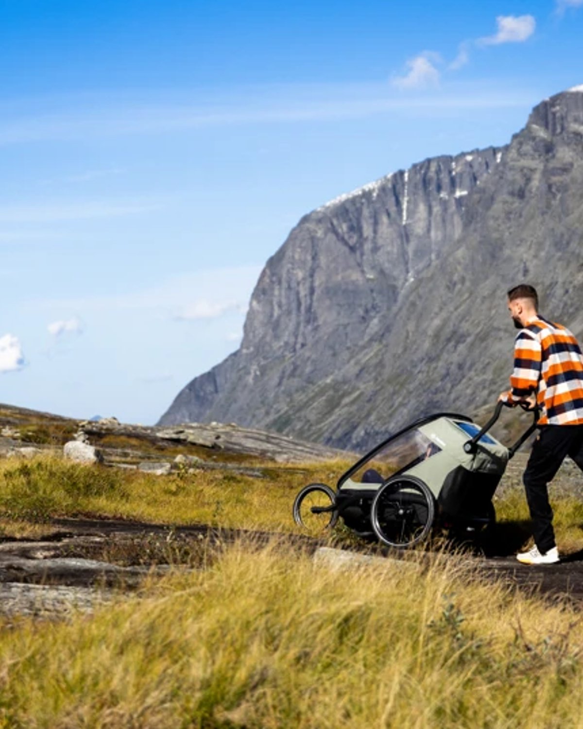 Hamax Outback Next Sykkelvogn & Barnevogn, 2-Seter | Double Bicycle Trailer