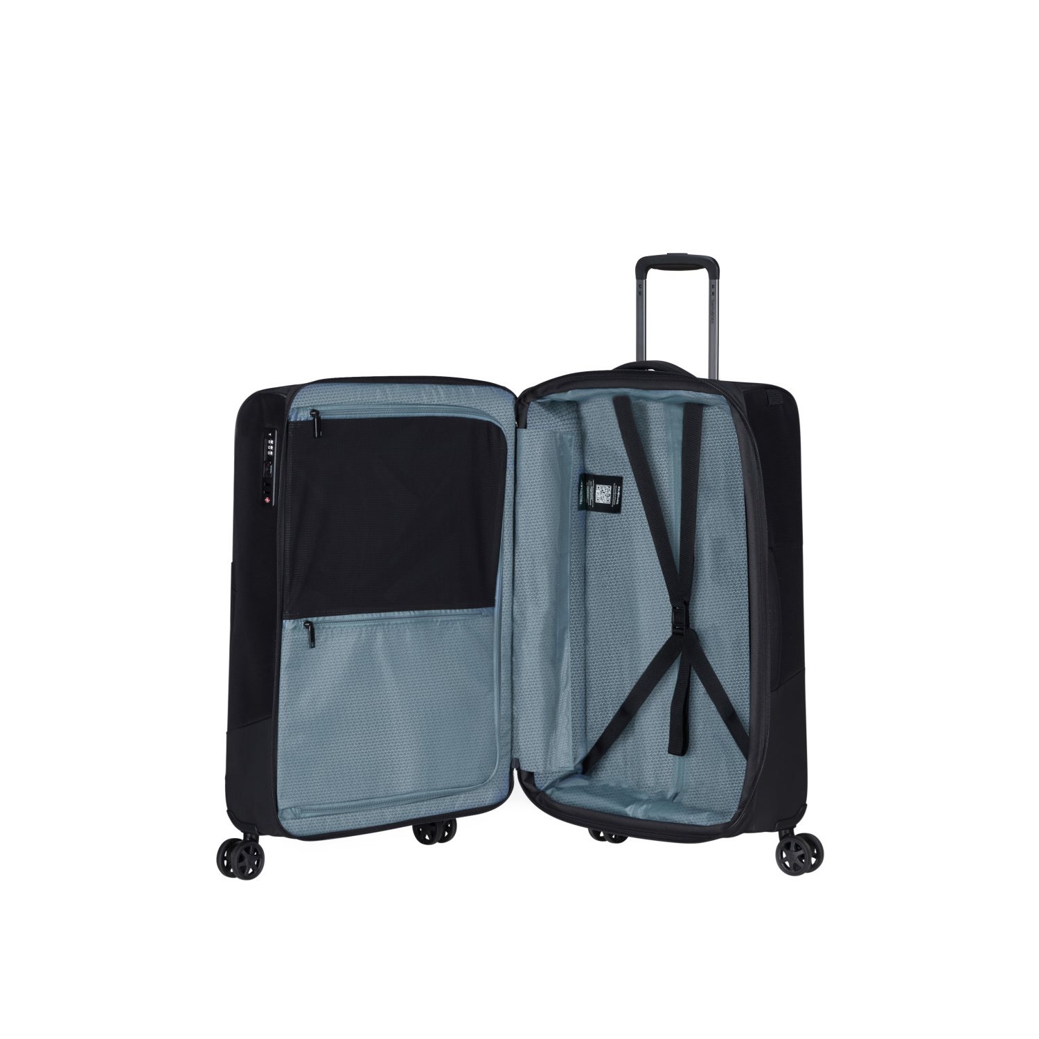 Samsonite BIZ2GO TRVL Spinner 66 DF Expandable black
