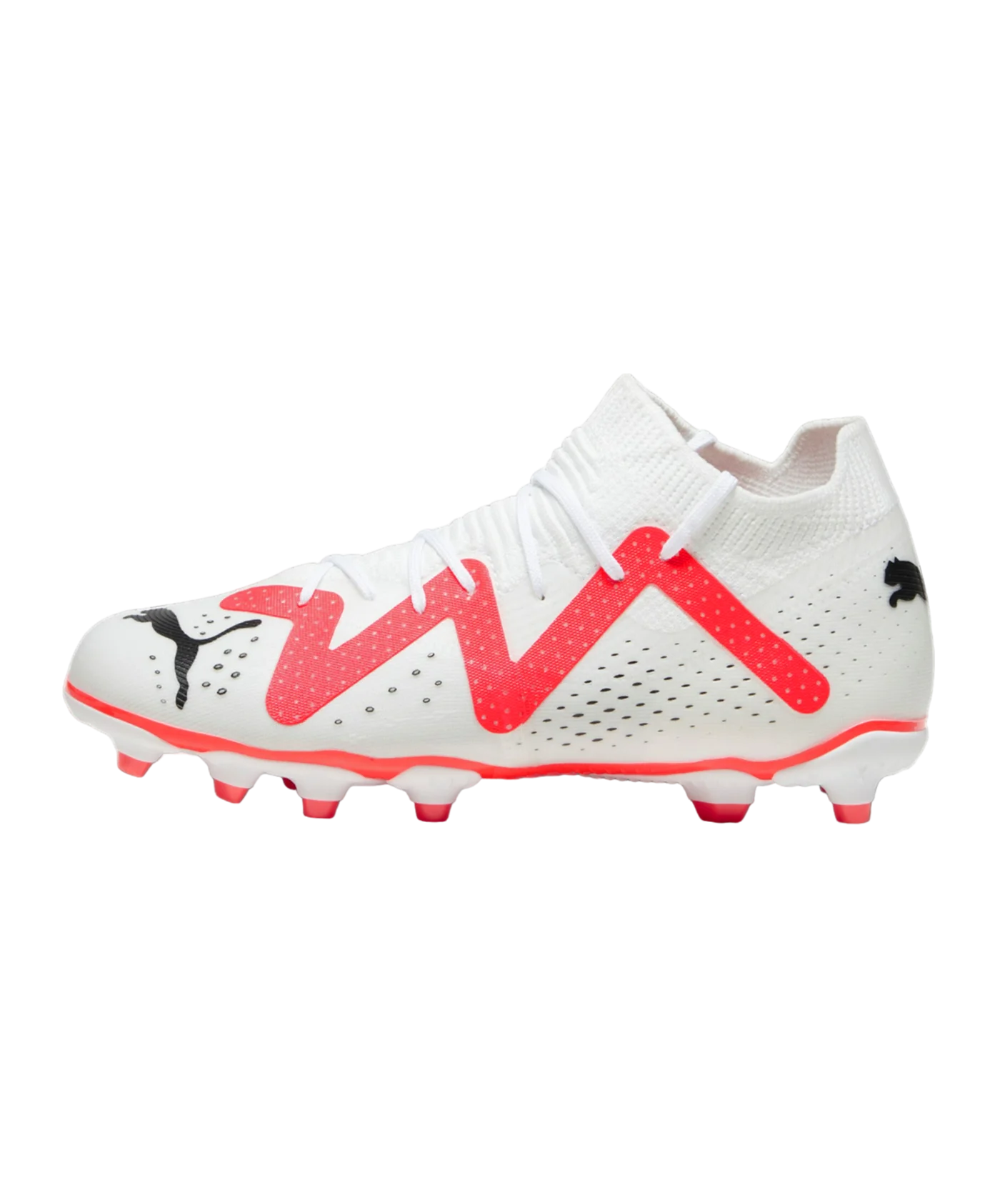 PUMA FUTURE Match FG/AG Breakthrough Jr Kids Weiss Rot Schwarz F01