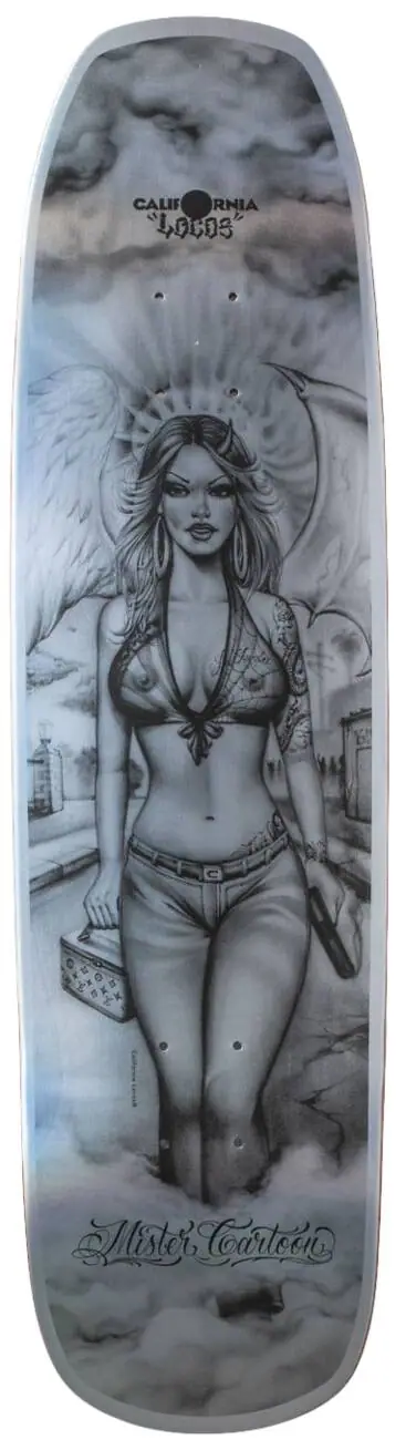 California Locos X Mister Cartoon Street Skateboard Deck