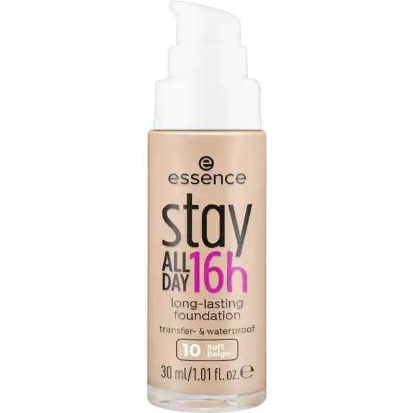 stay ALL DAY 16h long-lasting Foundation 10