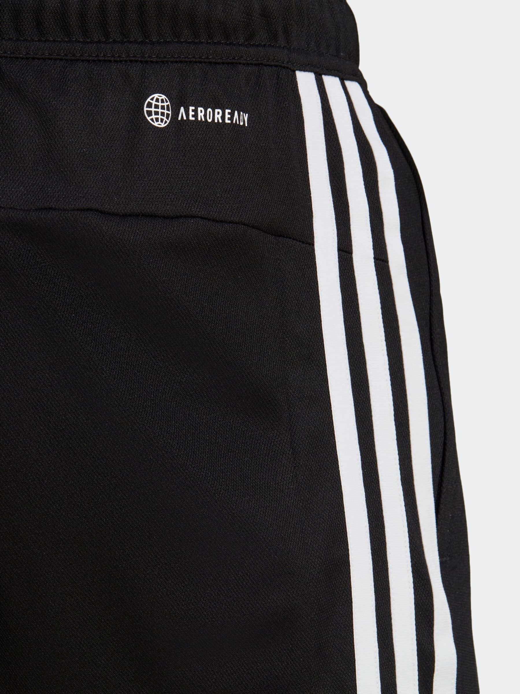 Zwart - adidas Train Essentials short met 3strepen