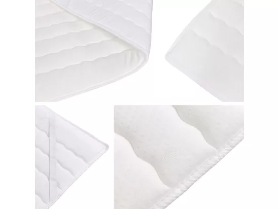 Lit continental Comfivo 196, Double, Continental, Gris, 180x200, Tapisserie, 183x206cm