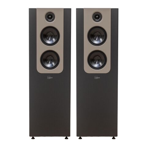 Lyngdorf FR-2 – slanke vloerstaande luidspreker met uitstekend hi-fi-geluid Black/Mocha