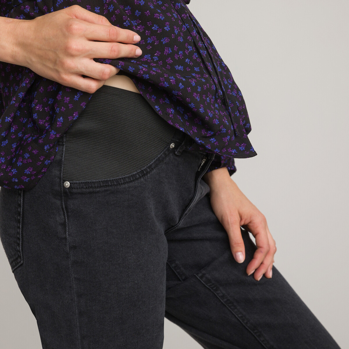 COLEÇÕES LA REDOUTE<br>Jeans mom maternidade