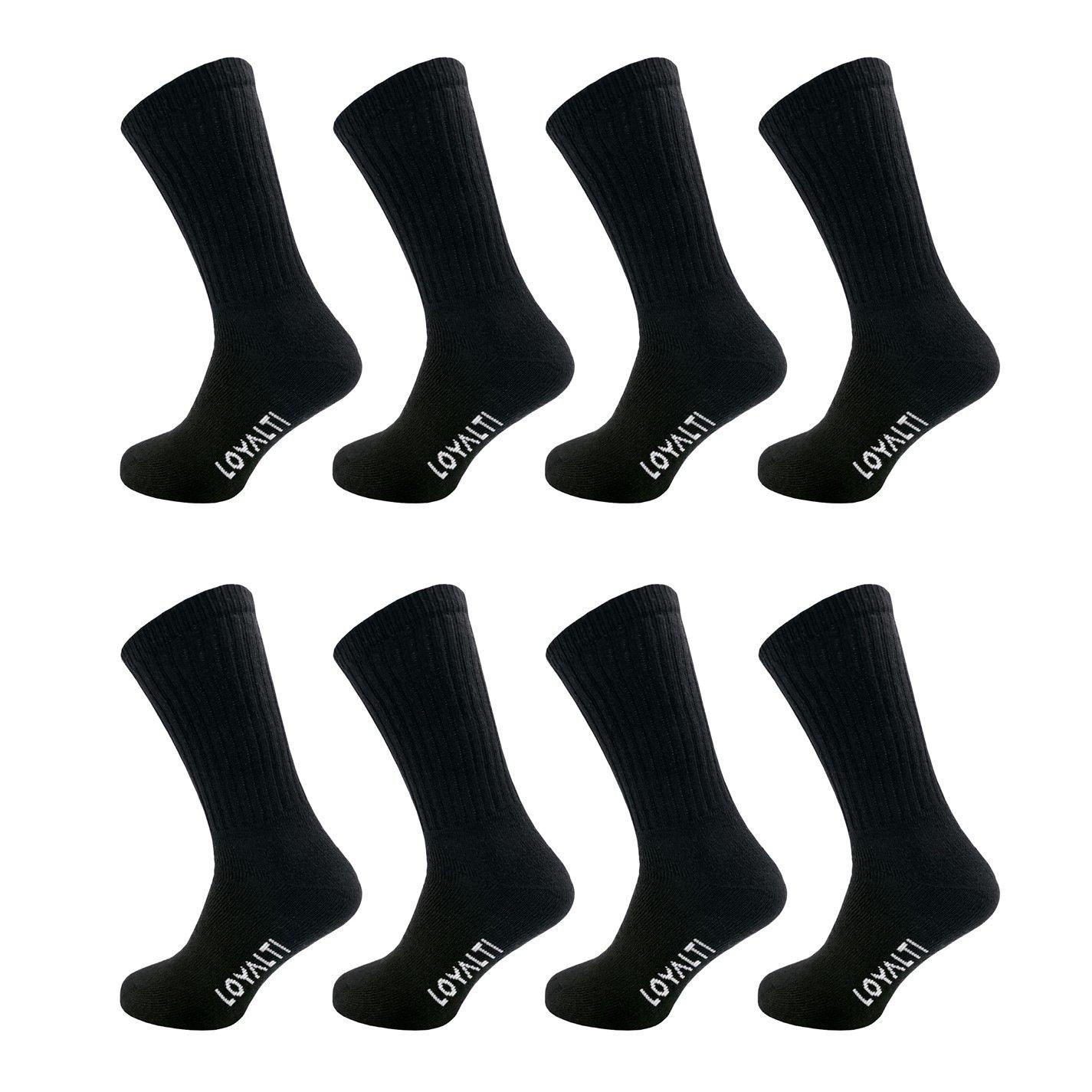 Loyalti 8 Pack Crew Socks
