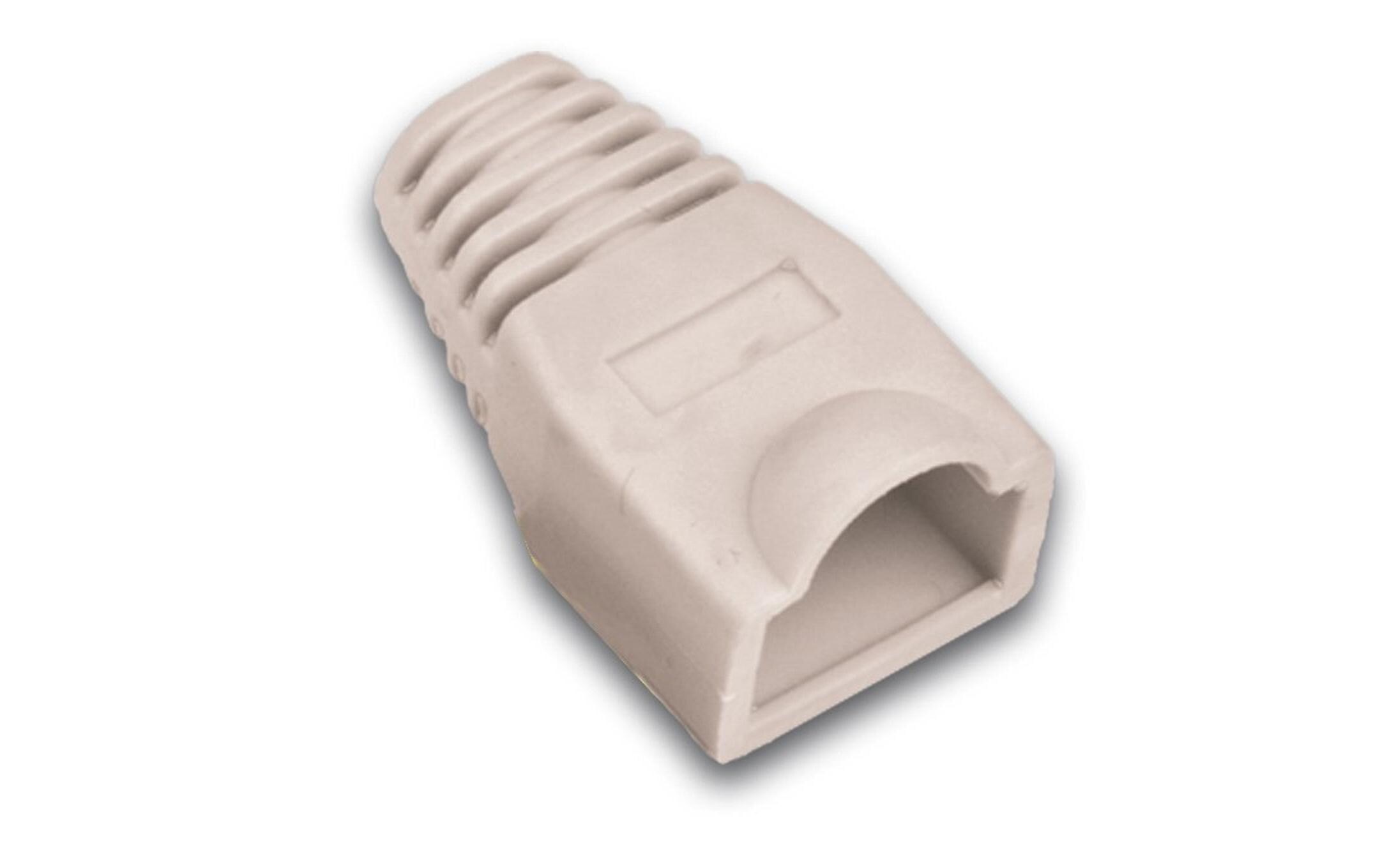 Knickschutztülle RJ-45 Grau, 100 StückKnickschutztülle