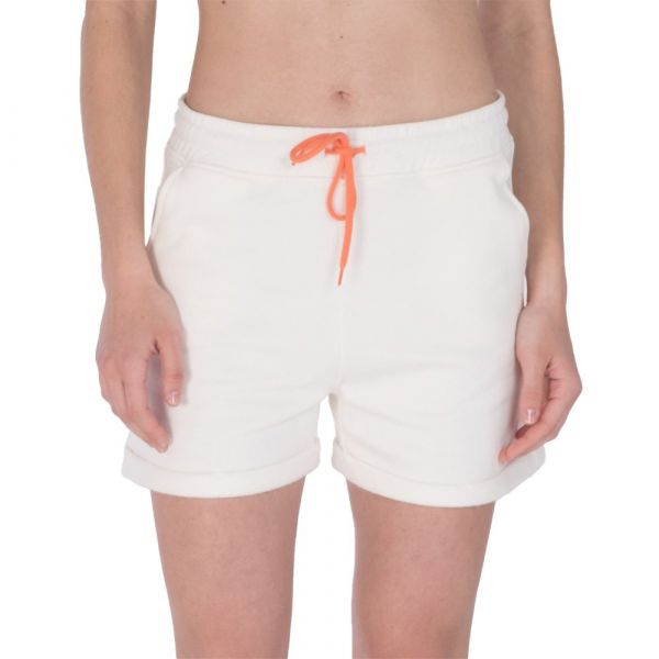 Hurley Oceancare Script Sweat Shorts Branco S Mulher