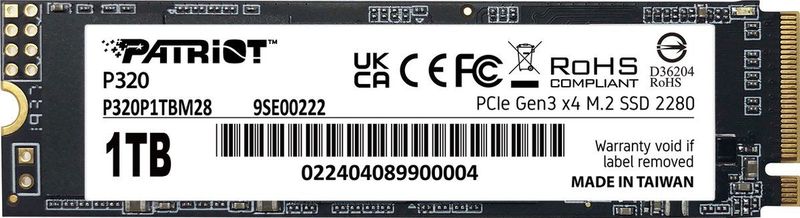 Patriot - Viper P320 - SSD - 1TB - M.2 PCI-Ex4 NVMe