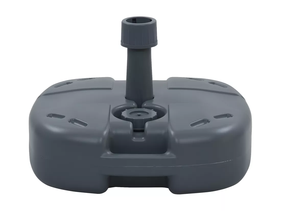Prolenta Premium - Socle de parasol portable Gris Rempli de sable/eau