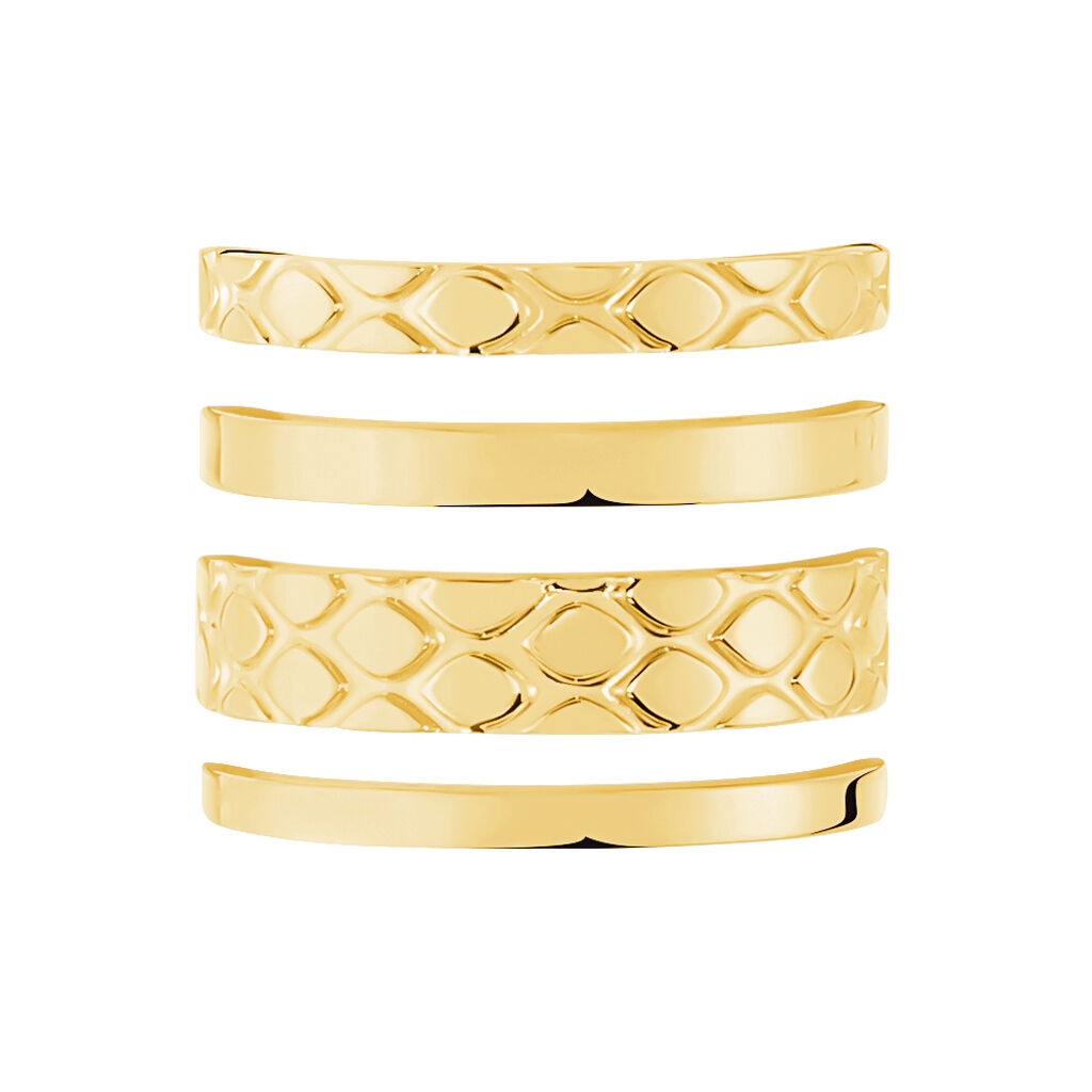 Bague Abram Acier Jaune
