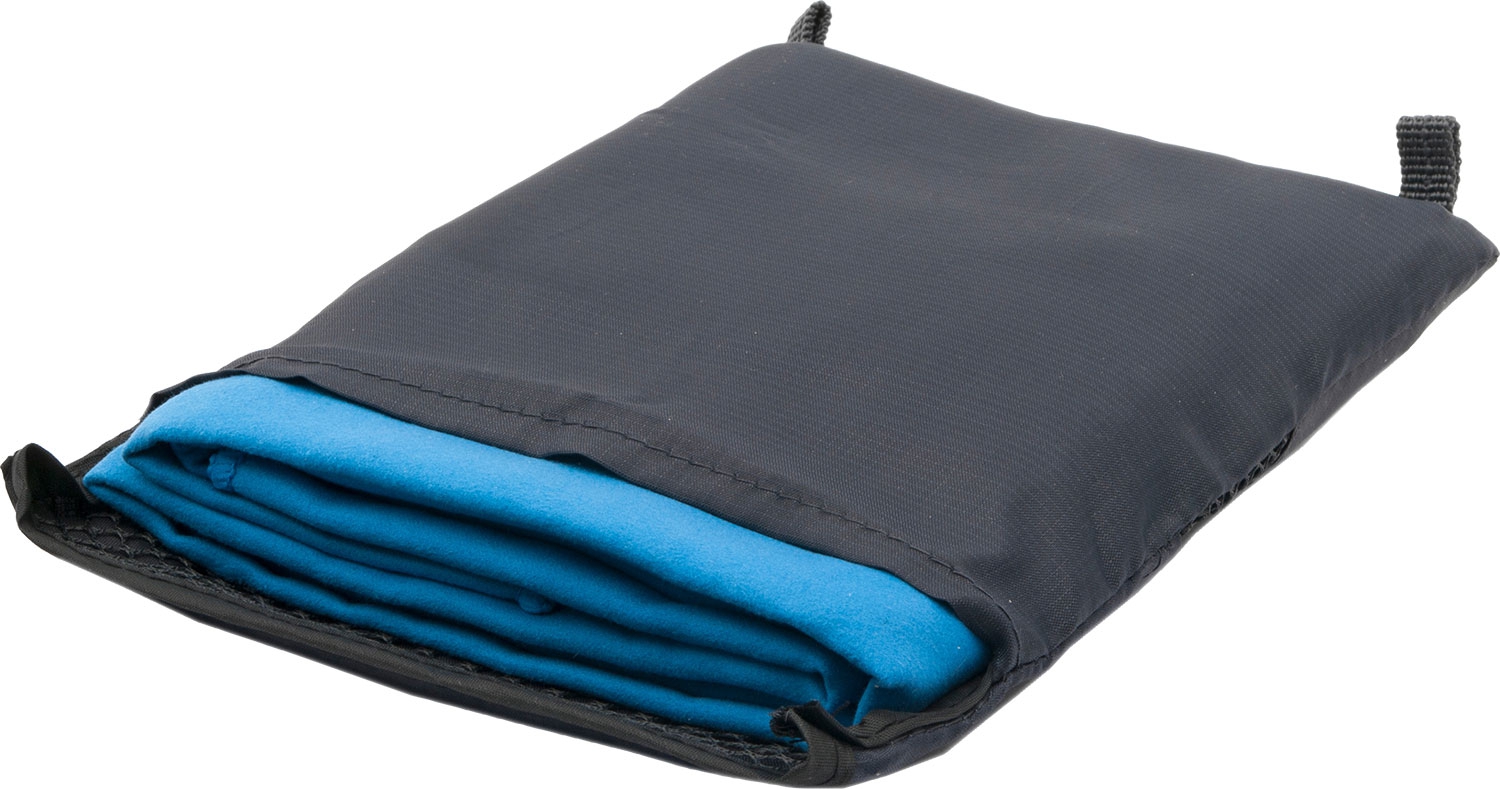 BasicNature Handtuch Velour 85 x 150 cm blau