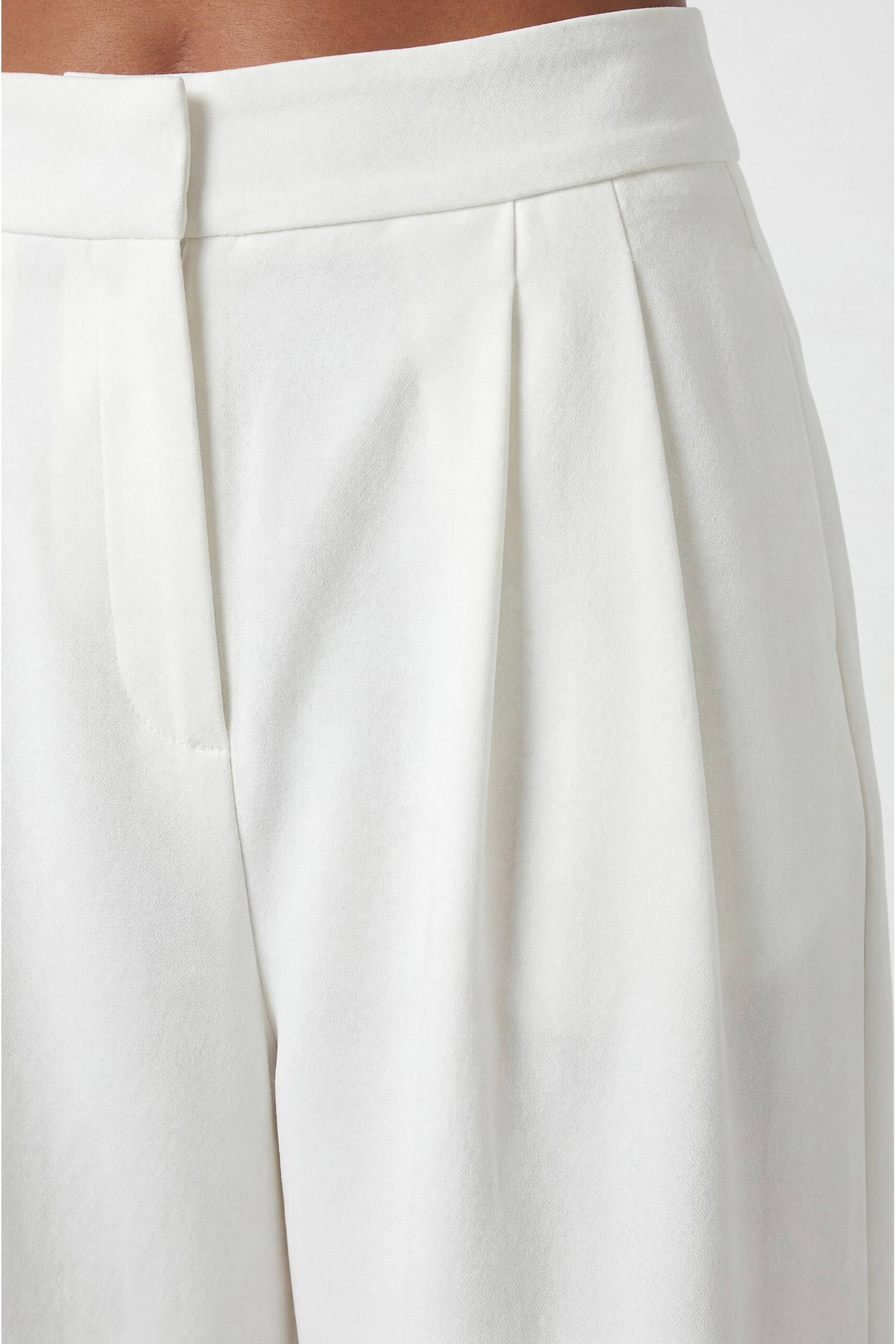 KarenMillen Pantalon Large Tailleur En Viscose Stretch Compacte