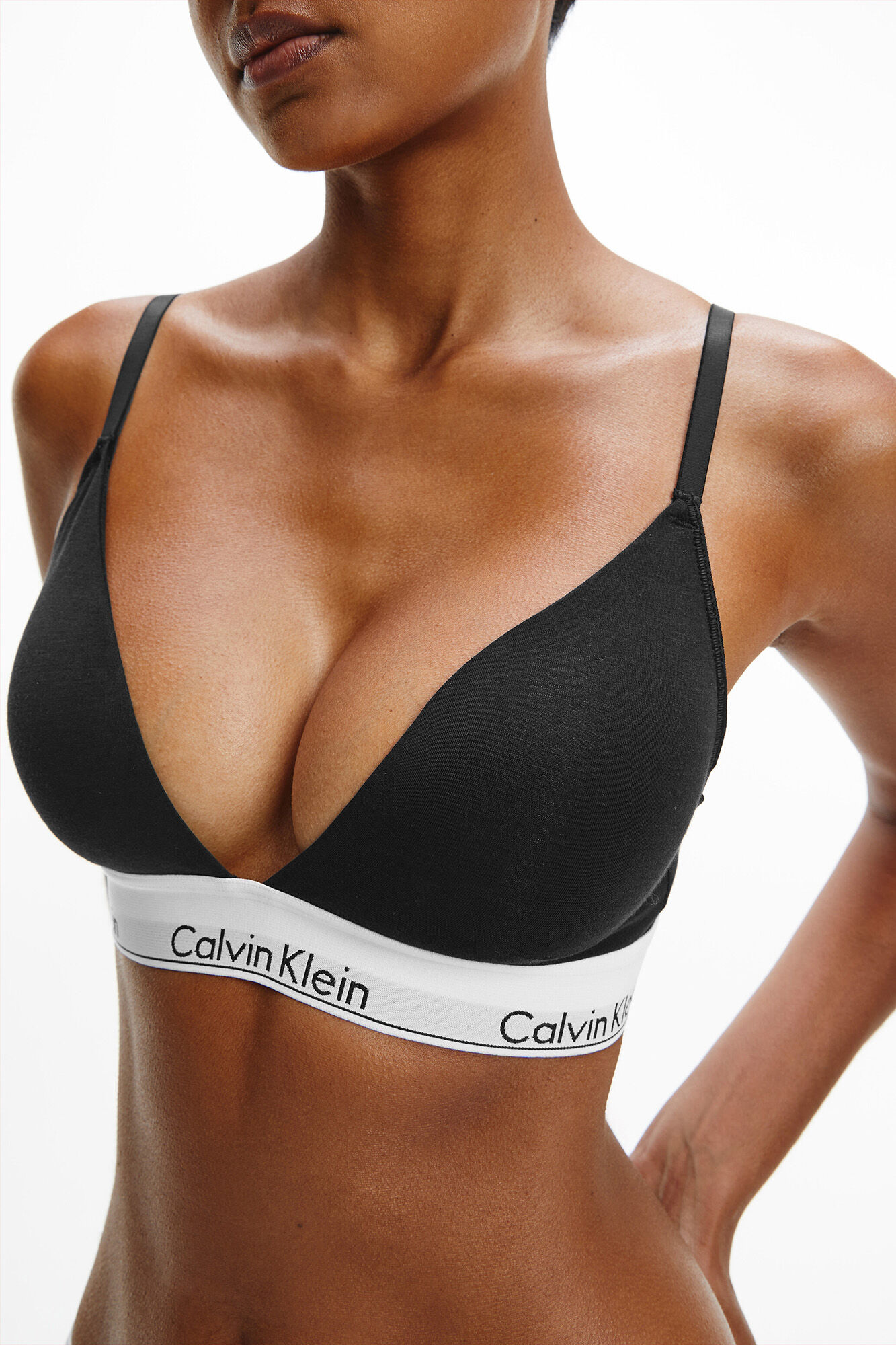 Top Calvin Klein Modern Cotton com cós
