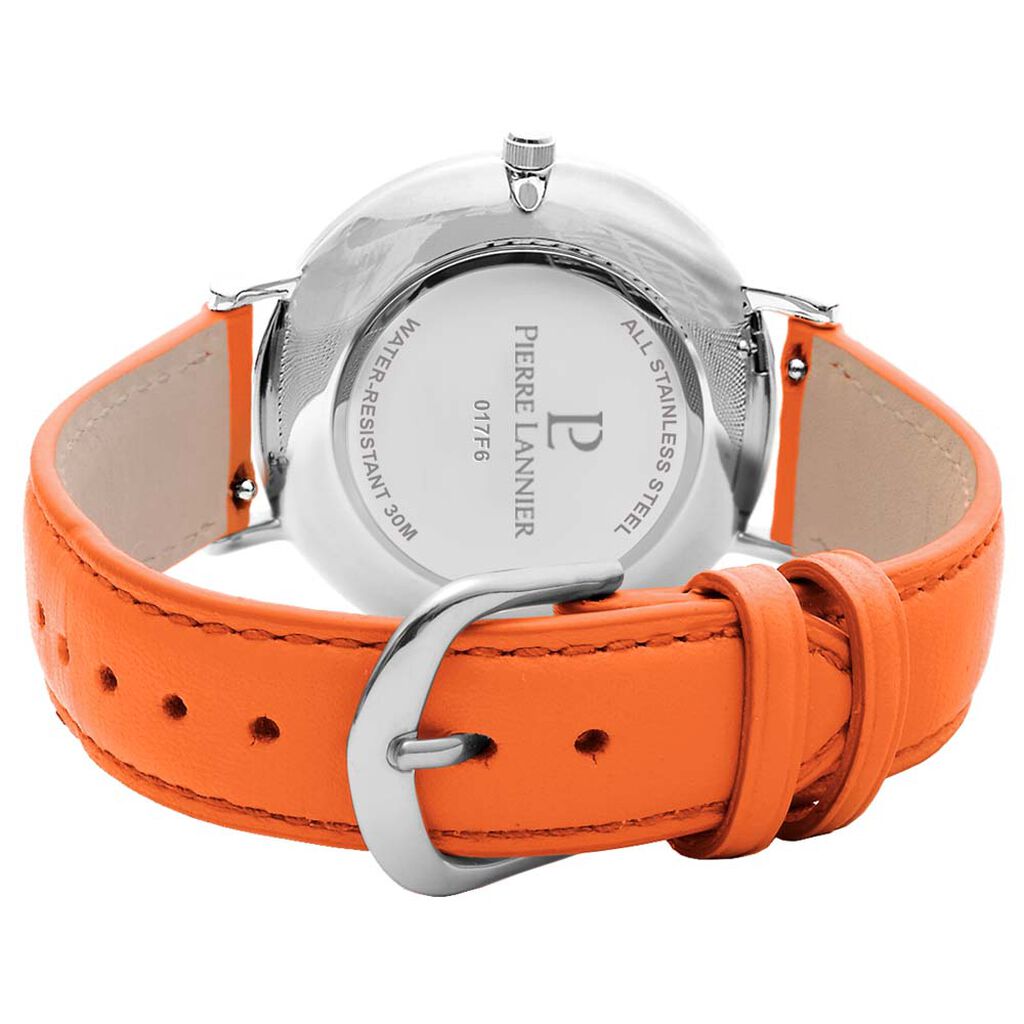 Montre Lannier Pierre Nature Acier Argenté