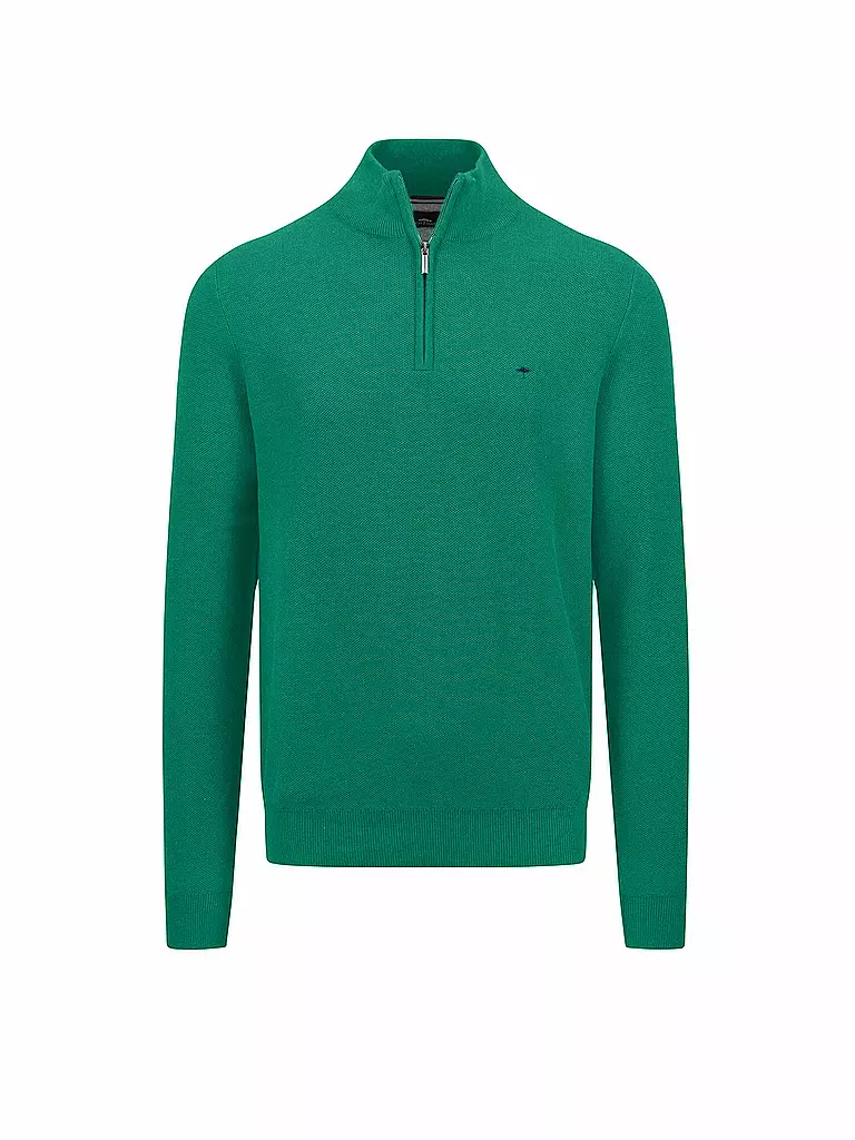 FYNCH HATTON Troyer Pullover grün