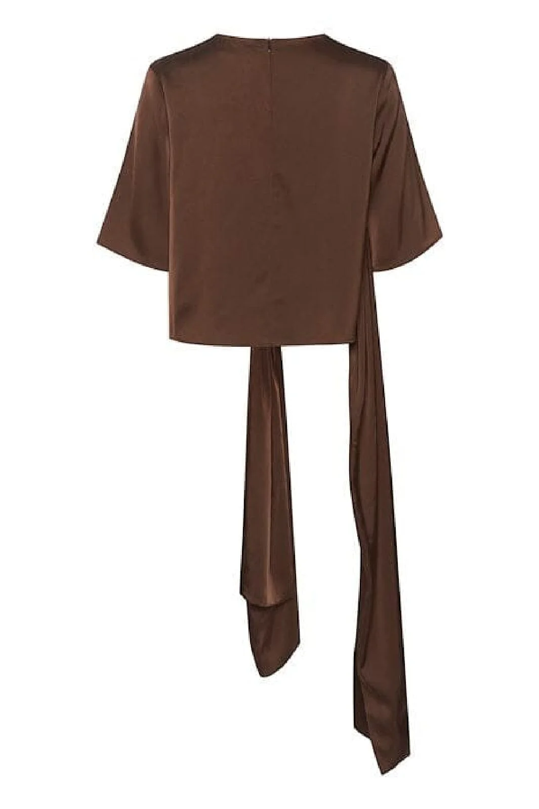 Gestuz HarperGZ knot blouse dark brown