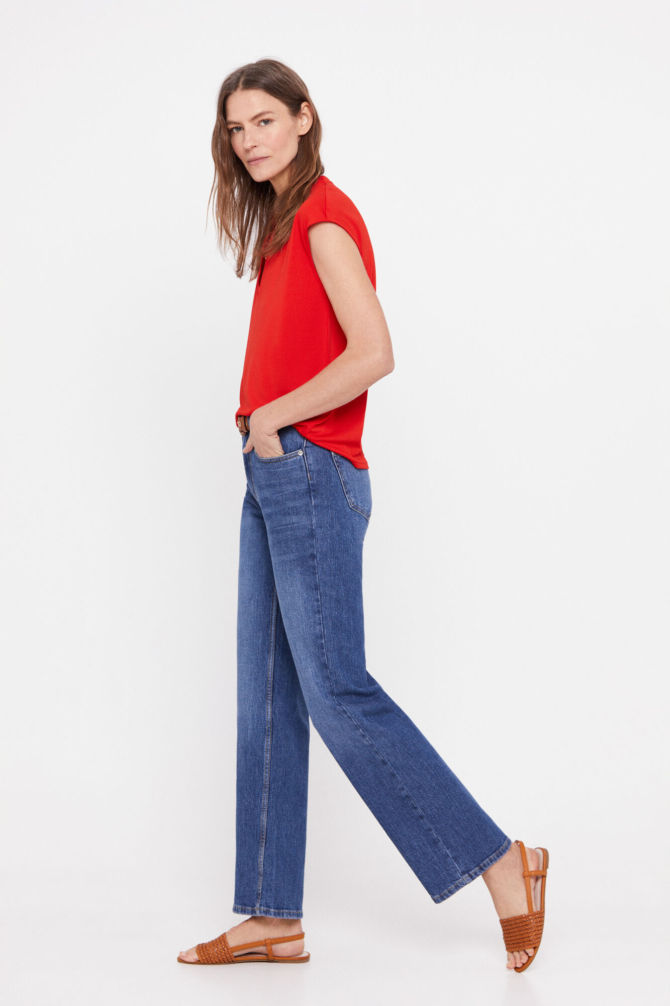 Top de malha - Vermelho