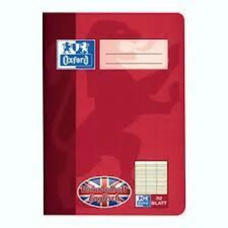 Oxford Vokabelheft A5 Englisch, 32 Blatt