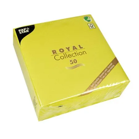 Pap Star Servietten Royal Collection uni limonengrün