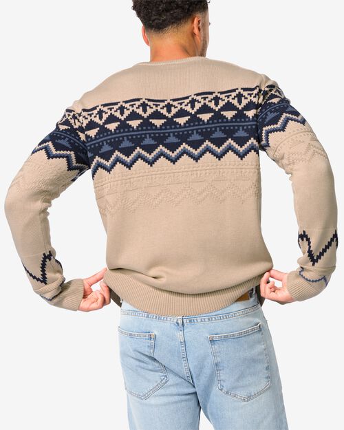 pull col roulé homme blanc cassé