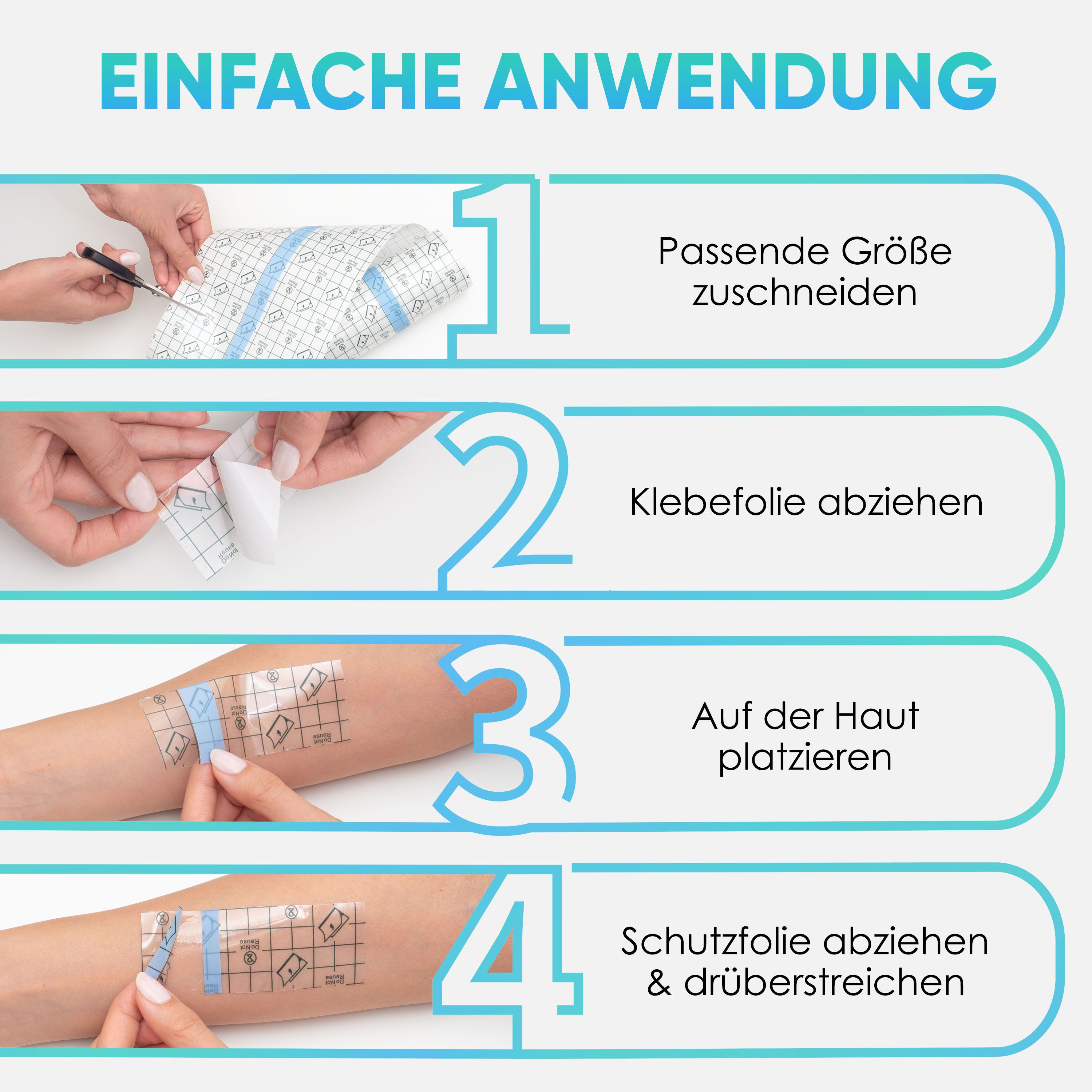Health Press Transparenter Folienverband