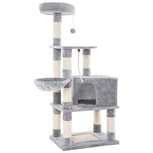 Arranhador cinza para gatos