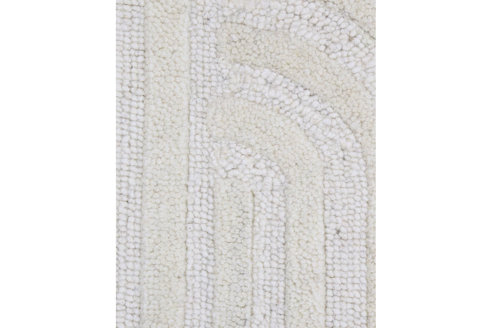 Shape gulvteppe 160x230 Hvit 160x230cm ull håndtuft