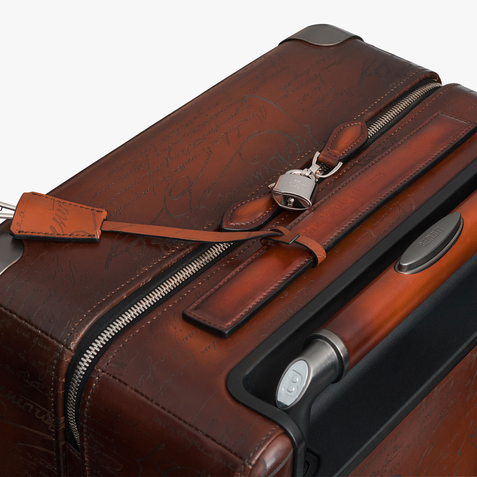 Bagage Roulant Formula 1005 En Cuir Scritto
