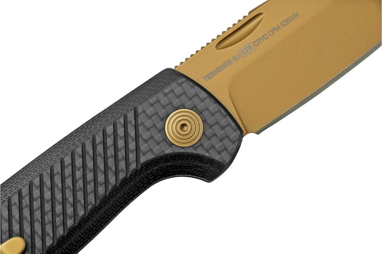 SOG Terminus SJ LTE Carbon Gold TM1007-BX slipjoint zakmes