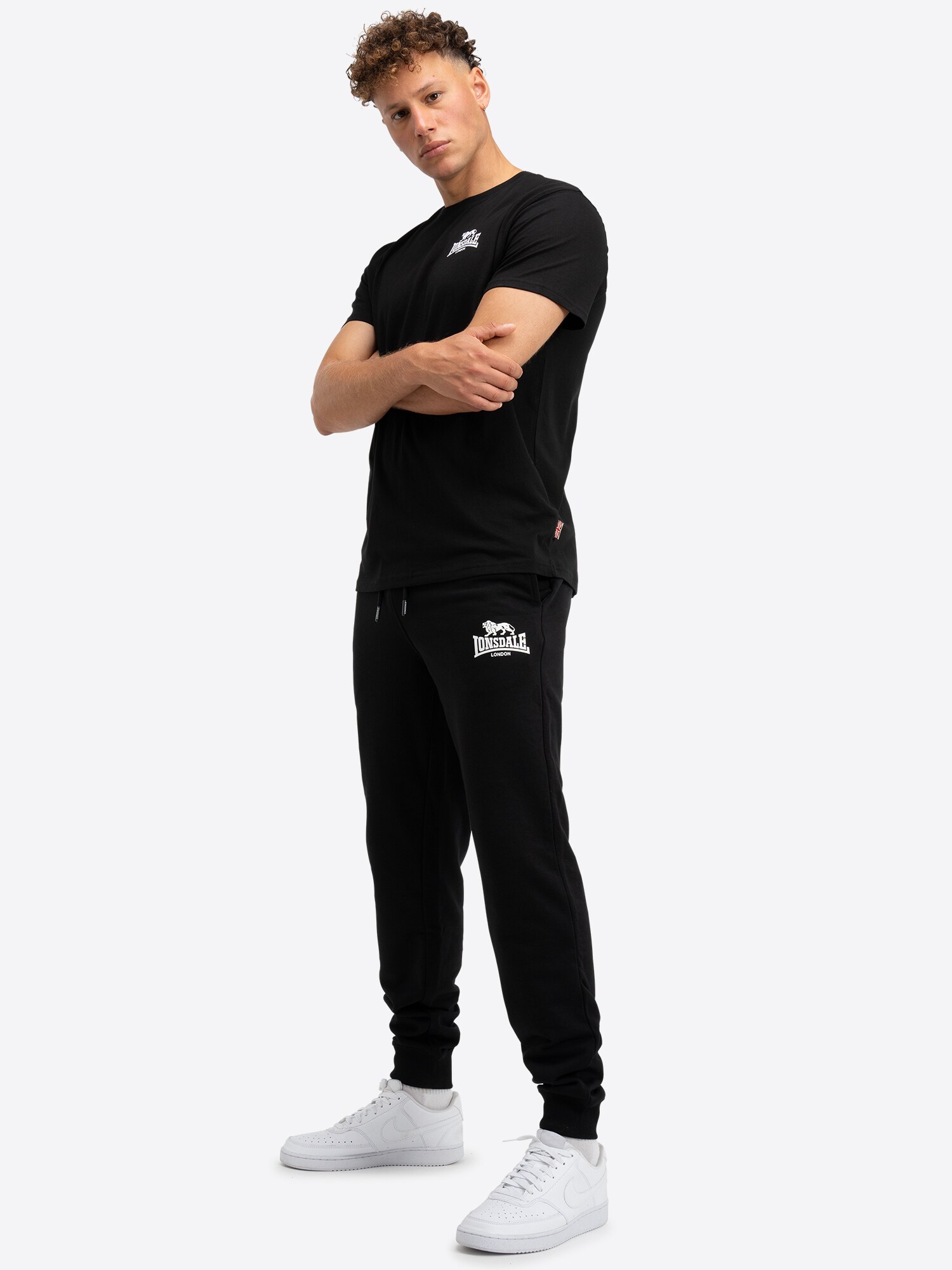 Lonsdale Herren Jogginghose schmale Passform PILSDON