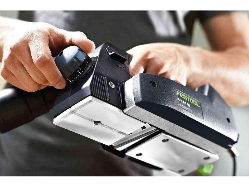 FESTOOL Einhandhobel EHL 65 EQ-Plus Kompakter Elektrohobel