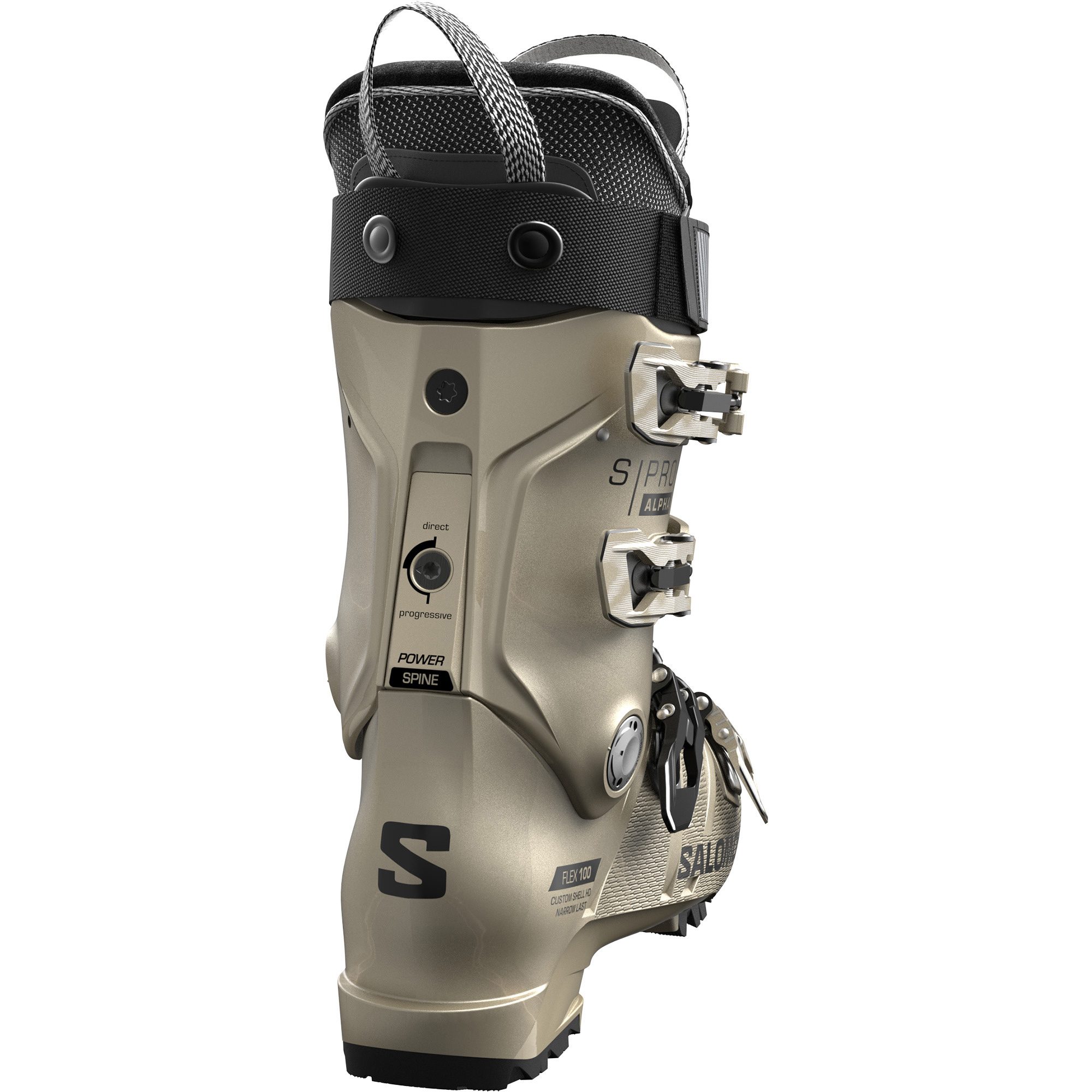 Salomon S/PRO Alpha 100 W GripWalk® Alpin Skischuhe Damen light bronze metallic