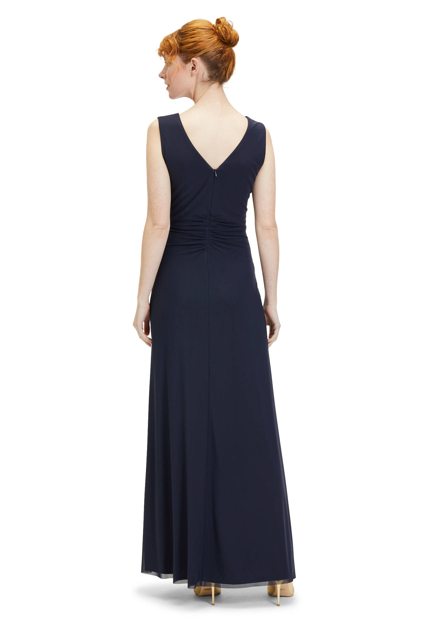 Vera Mont| Damen Abendkleid mit V-Ausschnitt