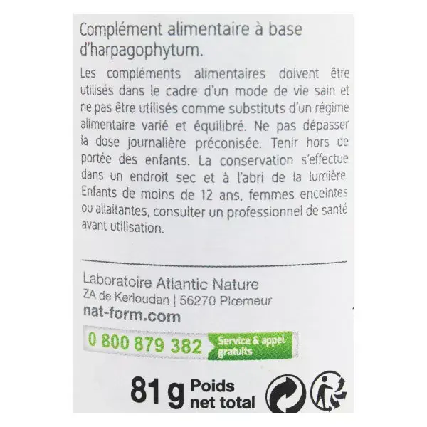 Nat & Form Original Harpagophytum 200 gélules