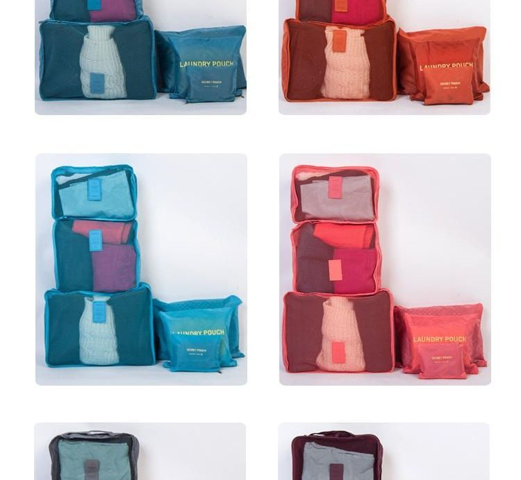 Evorest Bags - Set van 6: Reisorganizers