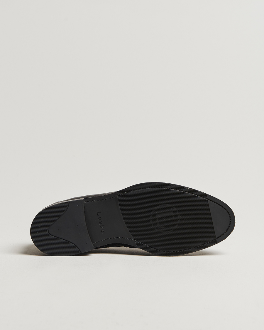 Loake 1880 Imperial Grained Penny Loafer Black