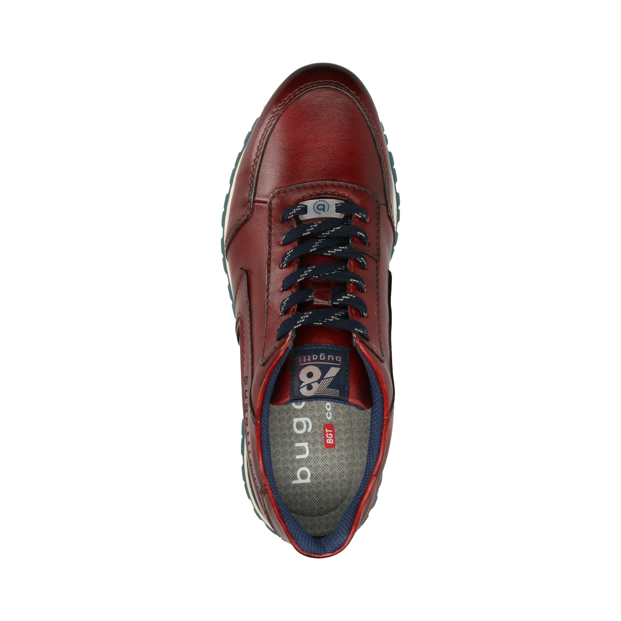 Leder Sneaker rot