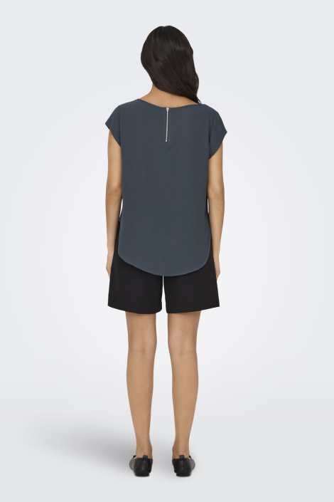 Only blauwe dames t-shirt