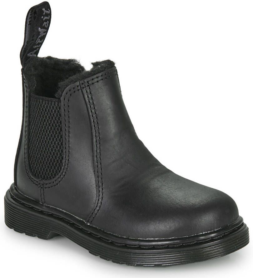 Dr. Martens Leonore Mono leren enkelboots zwart