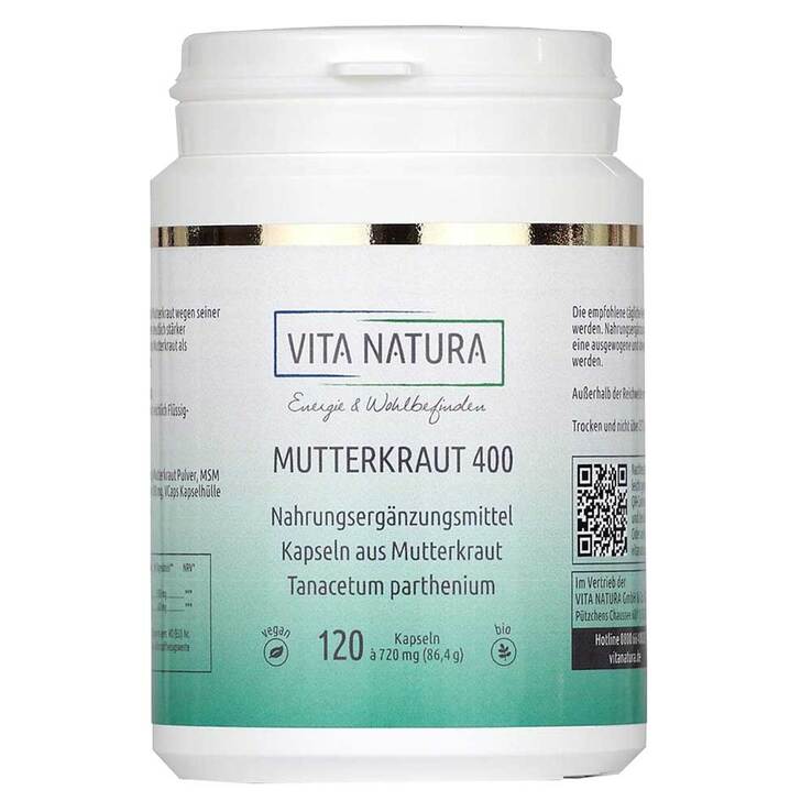 Mutterkraut 400 mg Vegi-Kapseln, 120 St