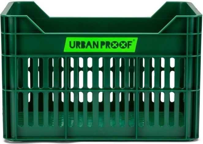 UrbanProof - BIKE CRATE - Fietskrat - Groen - 15L - 100% Gerecycled PP