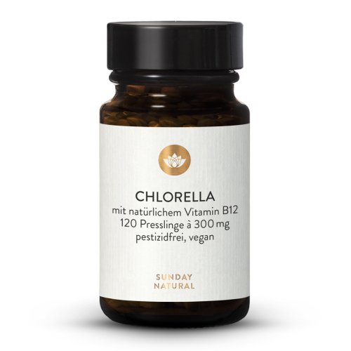 Sunday Natural Products  Chlorella DE B12 Presslinge