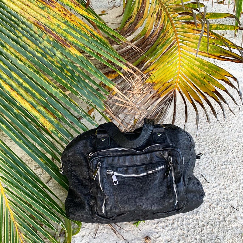 Núnoo<br>Skuldertaske Mille Washed