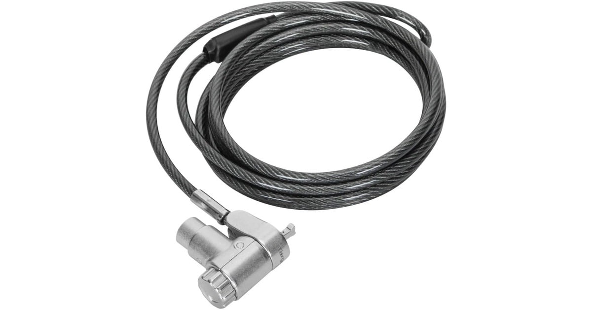 TargusDEFCON Ultimate Universal Master Keyed Cable Lock with Slimline Adaptable Lock Head diefstalbeveiliging  (Zilver, 25 stuks)
