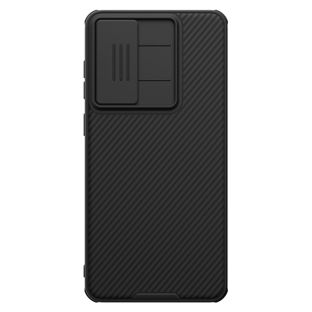 Samsung Galaxy S25 Edge Schutz Hülle Cam-Slider Kameraschutz - Schwarz