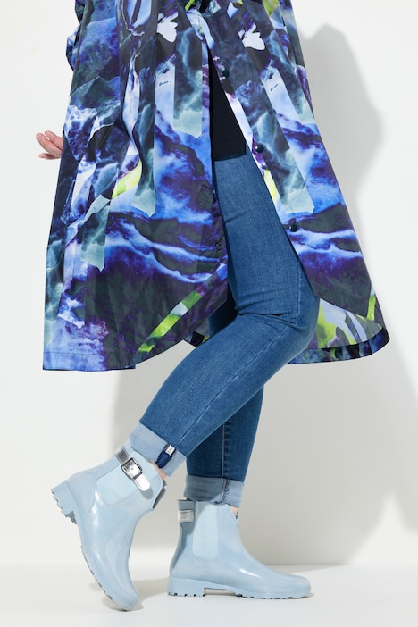 Funktions-Regencape, Unisex, Print, Kapuze