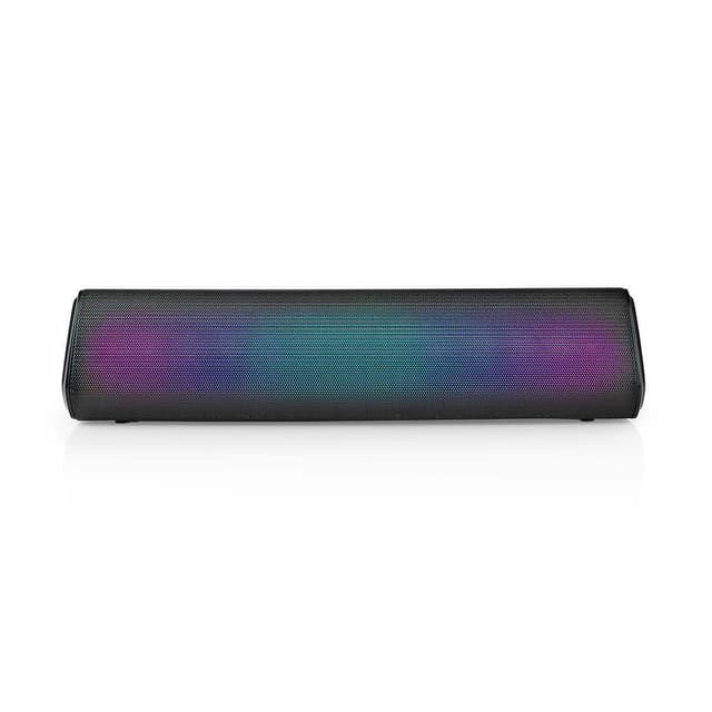 Nedis Bluetooth® højttaler | Maksimal batteritid: 6 timer | Borddesign | 18 W | Stereo | Indbygget mikrofon | Kan parres | Sort
